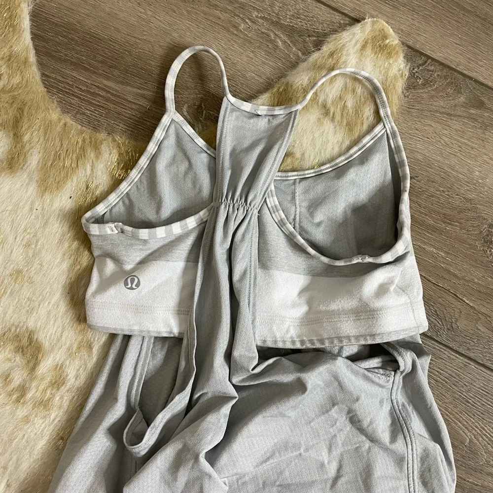 Lululemon no limits tank top in grey - Picture 4 of 5